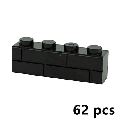 Black 1X4 62pcs