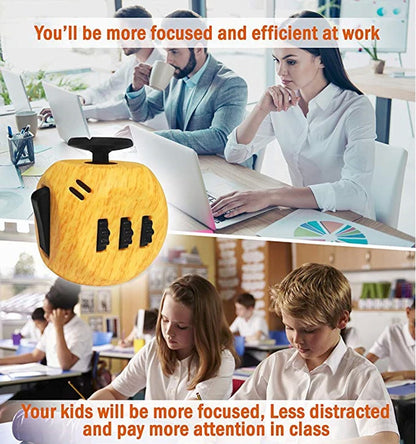 Fidget Cube met 6 Kanten | Voor Focus en Stressvermindering
