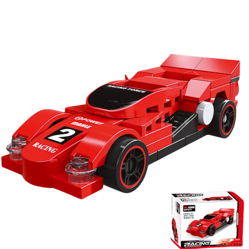 Bouwblokken Terugtrek Voertuigen Set – LEGO® Compatibel