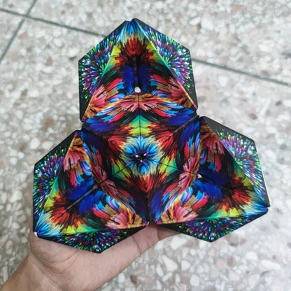 Veranderlijke Magnetische Kubus – 3D Puzzel en Anti-stress Speelgoed