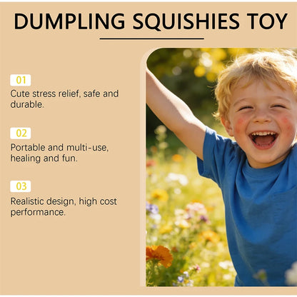 Kneedbare Stressbal Dumpling Vorm