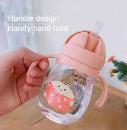 Anti-lek Drinkbeker met Rietje en Zwaartekrachtbal voor Baby's en Peuters