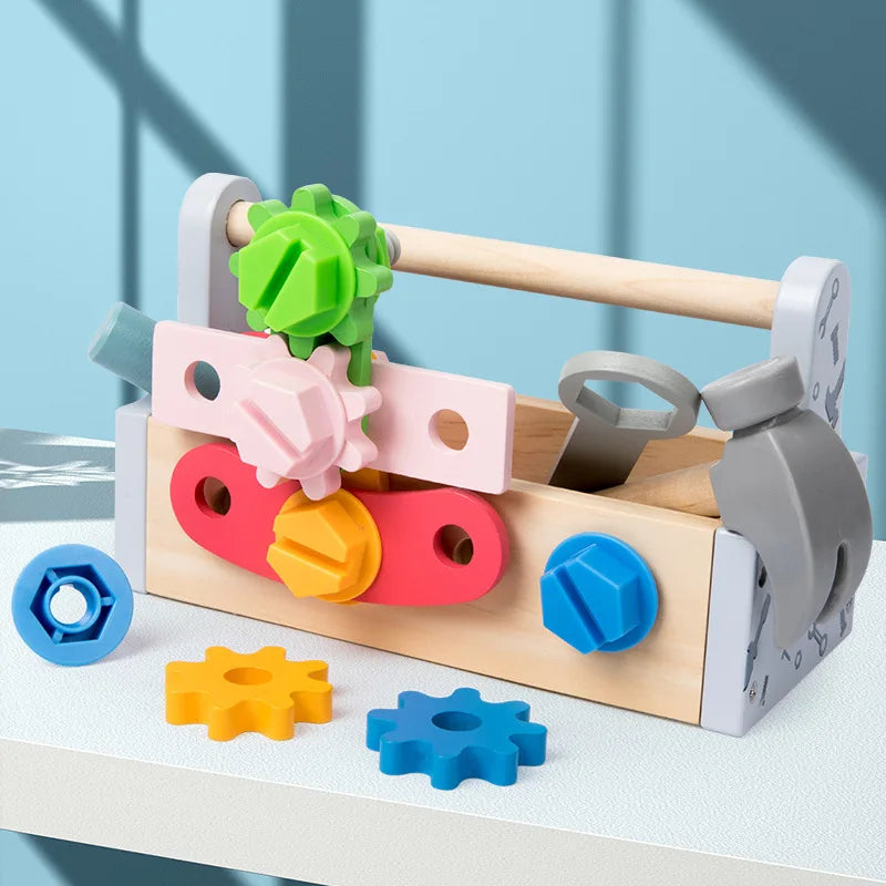 Houten Gereedschapskist Speelset voor Kinderen