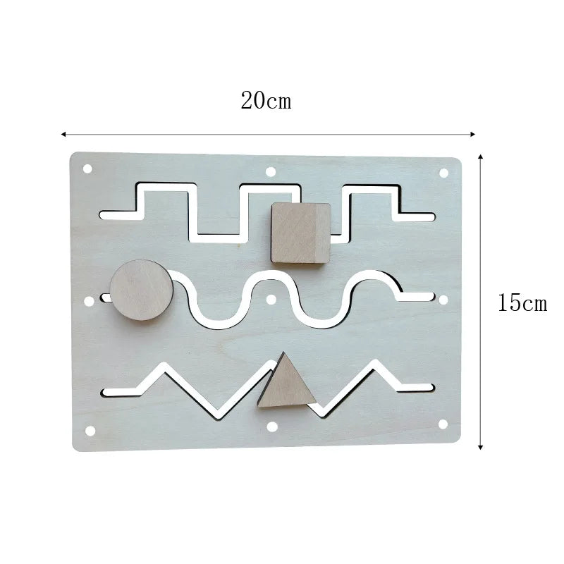 Montessori Busy Board Onderdelen voor Zelfbouw | Educatieve Accessoires