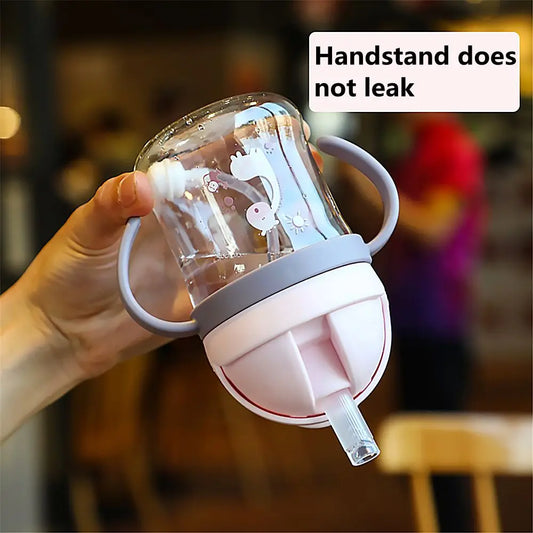 Drinkfles met Rietje en Handvat 250ml – Vanaf 6 Maanden