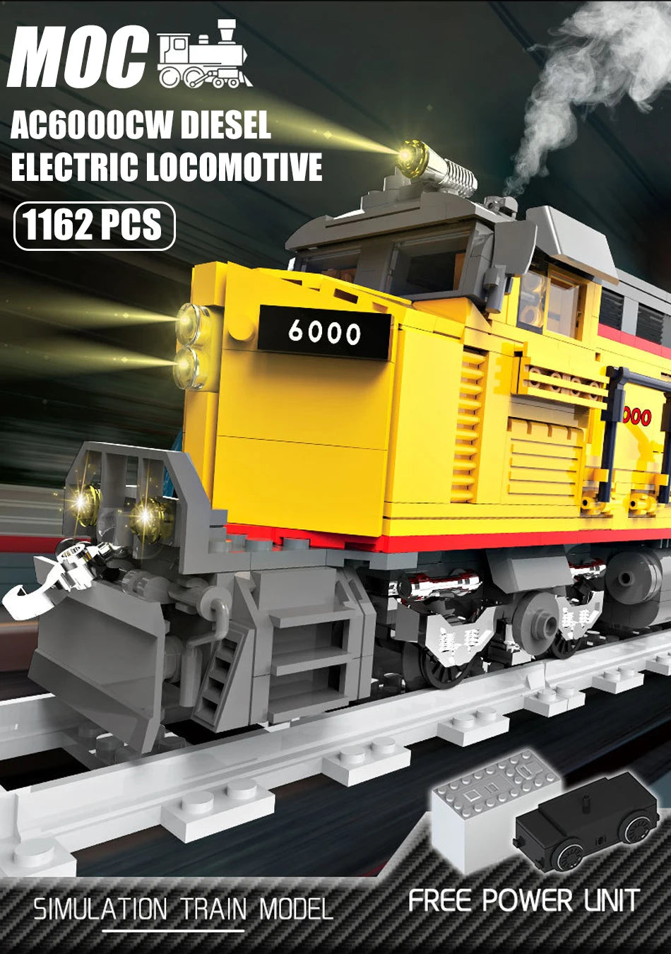 Bouwset Diesellocomotief met Afstandsbediening