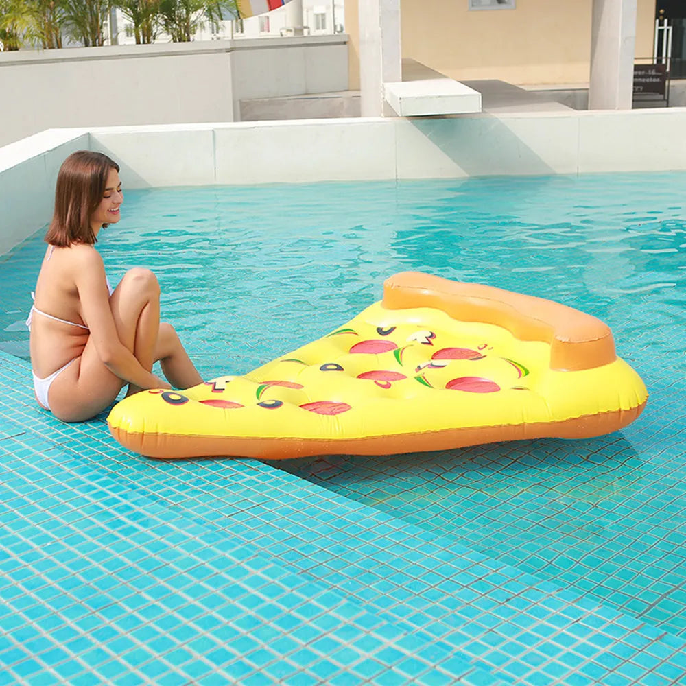 Groot Opblaasbaar Pizza Zwemmatras