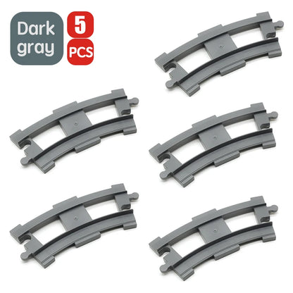 Treinrails set voor grote bouwstenen – Compatibel met Duplo®