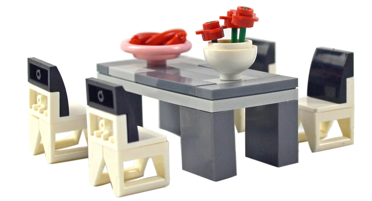 Transparante ramen & deuren bouwstenen set – Compatibel met LEGO®