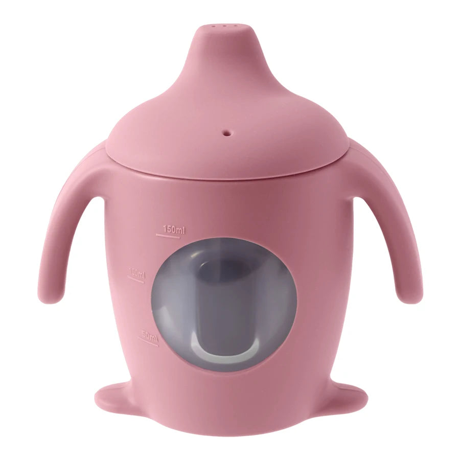 Siliconen Pinguïn Drinkbeker voor Baby's - Lekvrij & Draagbaar
