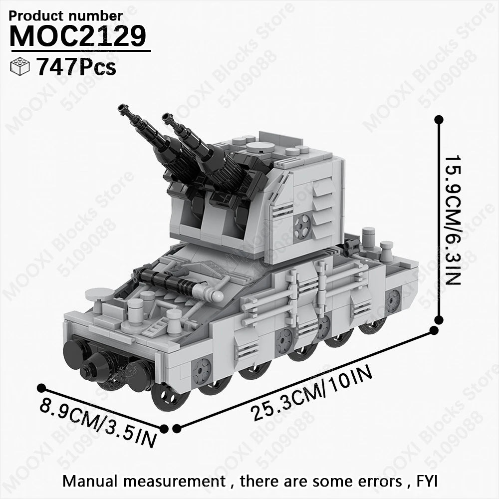 MOOXI Space Wars Bouwset: Voertuig & Tank Compatibel met LEGO®