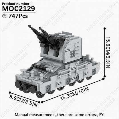 MOOXI Space Wars Bouwset: Voertuig & Tank Compatibel met LEGO®