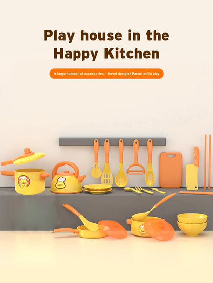 Complete Kinder Speelkeuken met Kookplaat en Keukengerei