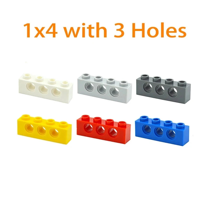 Technische bouwstenen balken – Compatibel met LEGO® (met gaten)