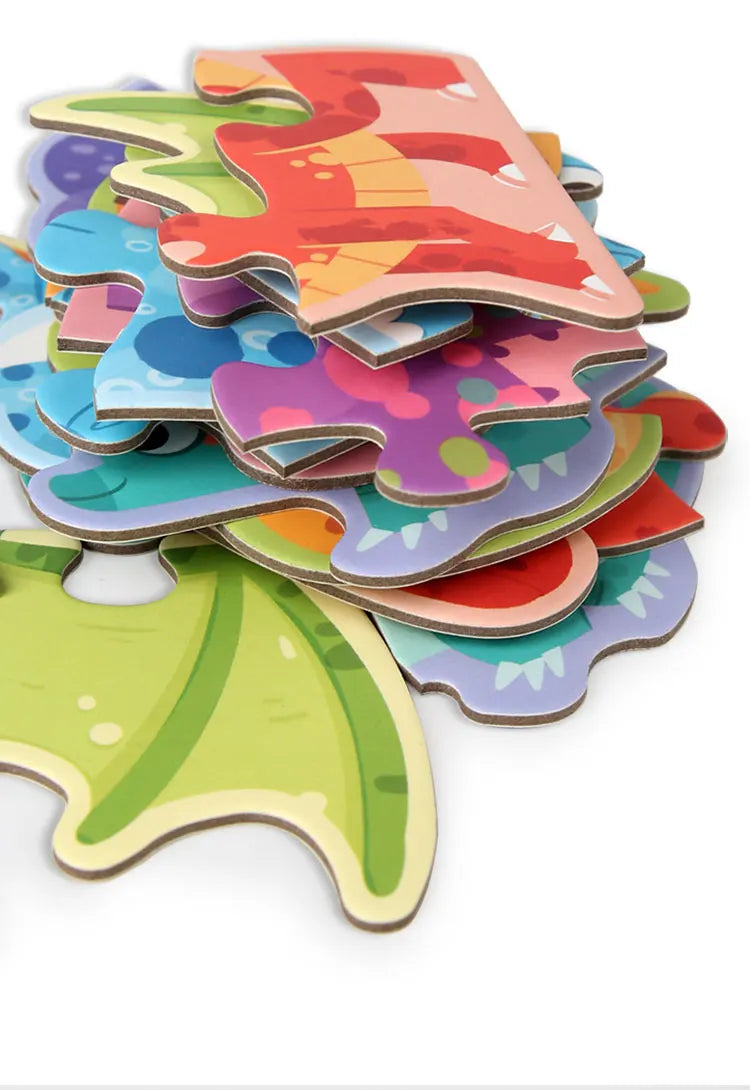 Educatieve legpuzzel set met dieren voor kinderen (verschillende moeilijkheidsgraden)