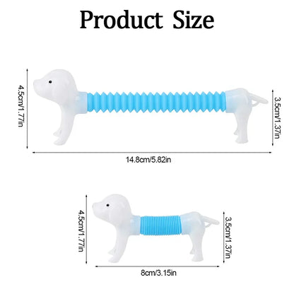Set van 10 Rekbare en Uitschuifbare Pop Tubes Zintuiglijk Speelgoed