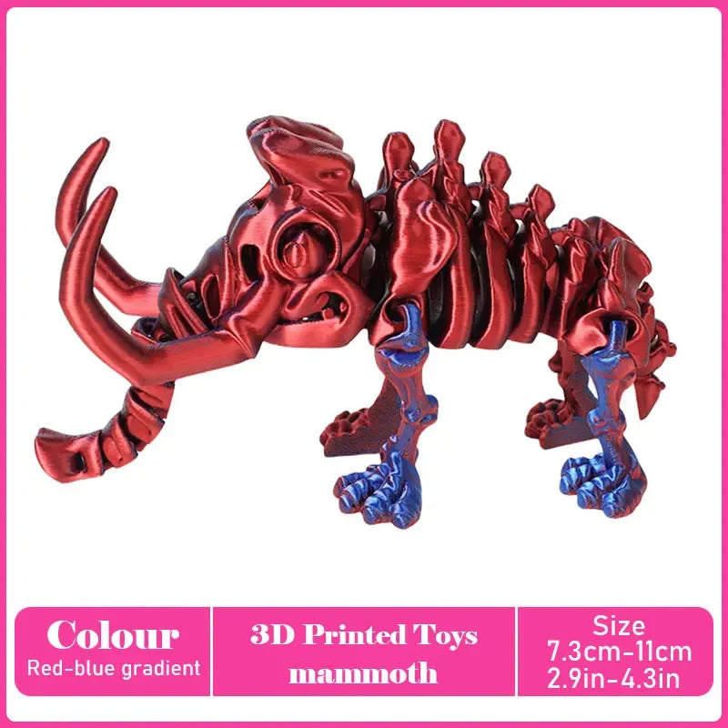 3D Geprinte Draak | Beweegbaar Model voor Decoratie