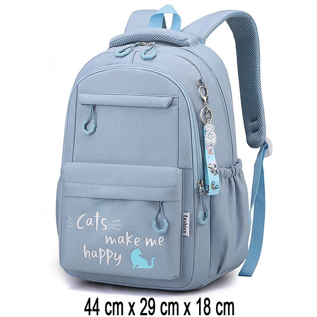 Roze Schooltas Rugzak voor Meisjes en Tieners