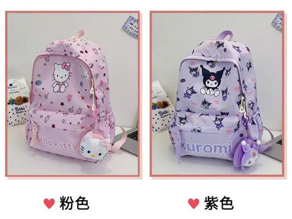 Sanrio Schooltas met My Melody, Cinnamoroll & Kuromi + Mini Tasje