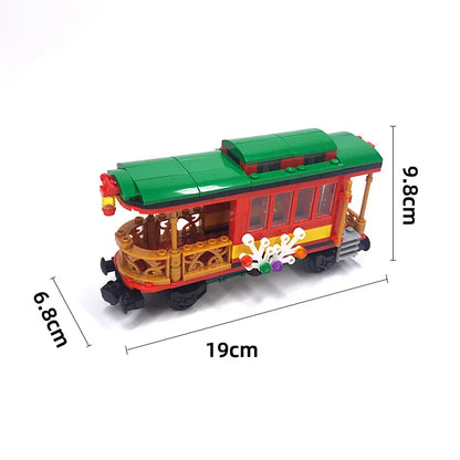 Kolenwagon Bouwset voor Trein | Compatibel met Lego Bouwblokken
