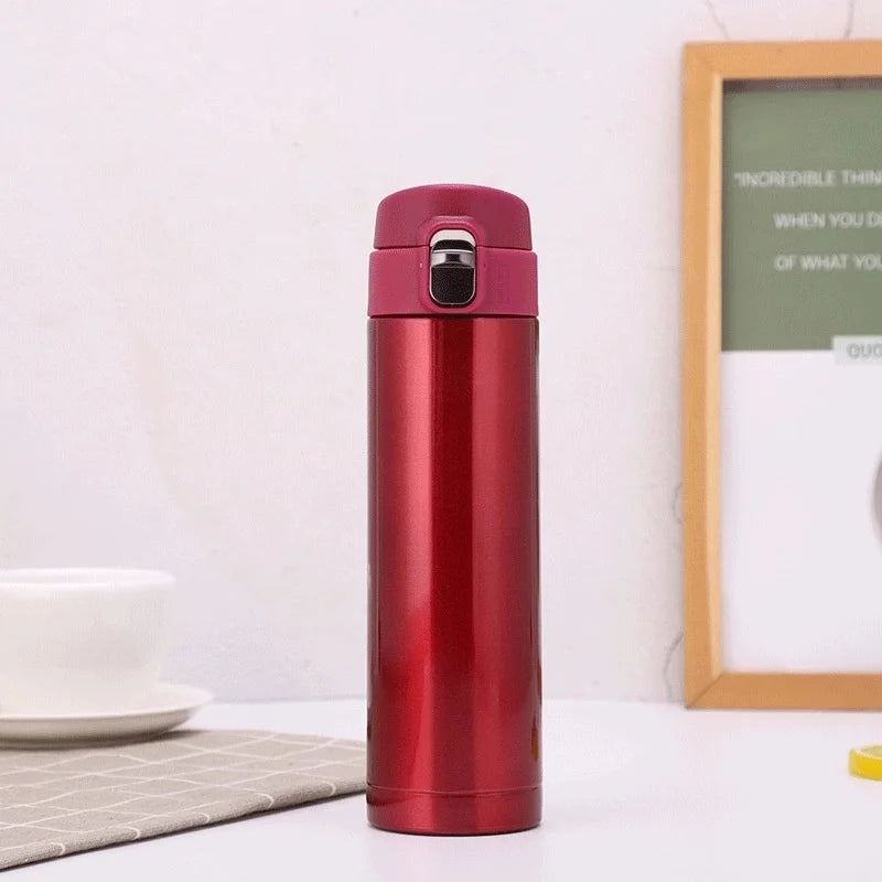 RVS Thermosfles 500ml met Drinktuit voor School en Onderweg