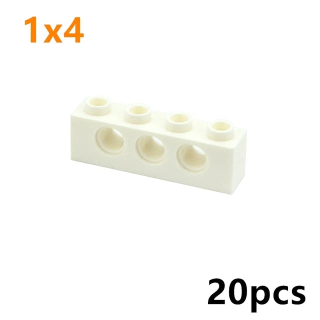 Technische bouwstenen balken – Compatibel met LEGO® (met gaten)