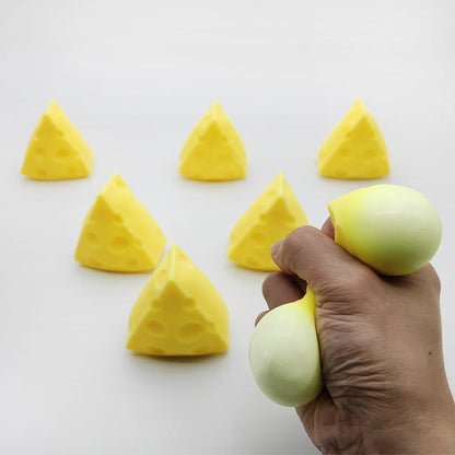 Kaasvormig Squishy Speeltje voor Ontspanning