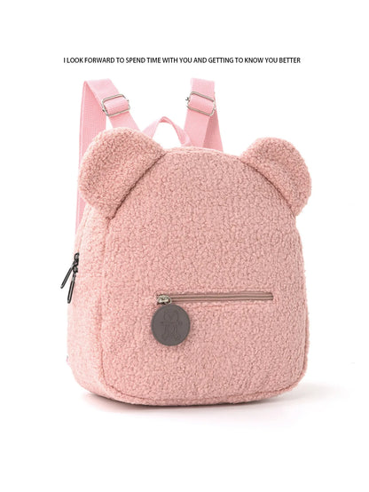 Zachte Fleece Rugzak met Berenoren voor Kinderen