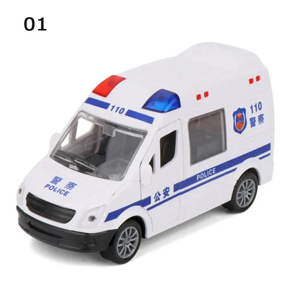 Inertie Voertuig Model – Politieauto, Brandweerwagen of Ambulance