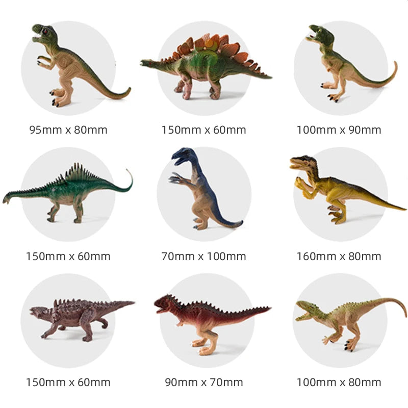 Dinosaurus Speelset voor Kinderen met Grote Dinosauriërs en Scene Accessoires