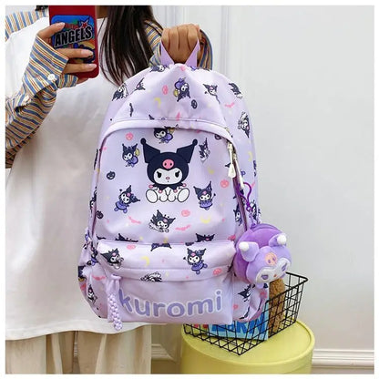 Sanrio Schooltas met My Melody, Cinnamoroll & Kuromi + Mini Tasje