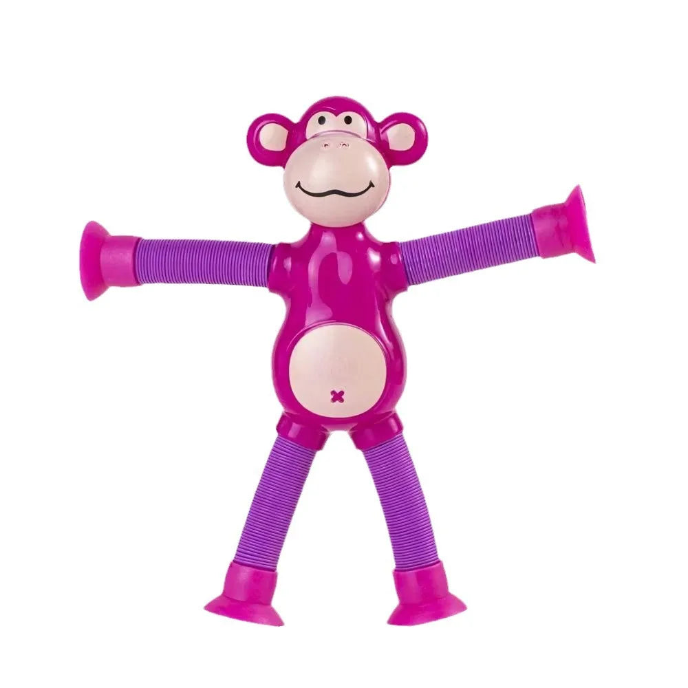 Pop Tubes Aap Fidget Speelgoed met Zuignap