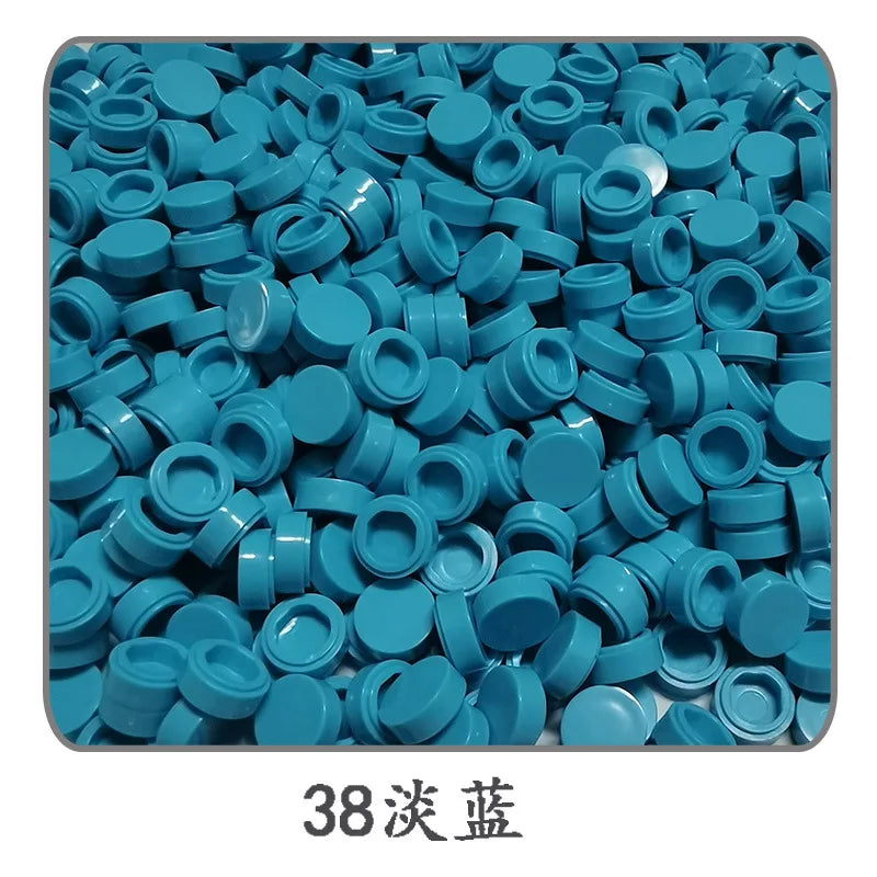900 stuks Rond Bouwblokje 1x1 Tegel – Compatibel