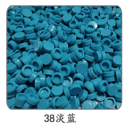 900 stuks Rond Bouwblokje 1x1 Tegel – Compatibel