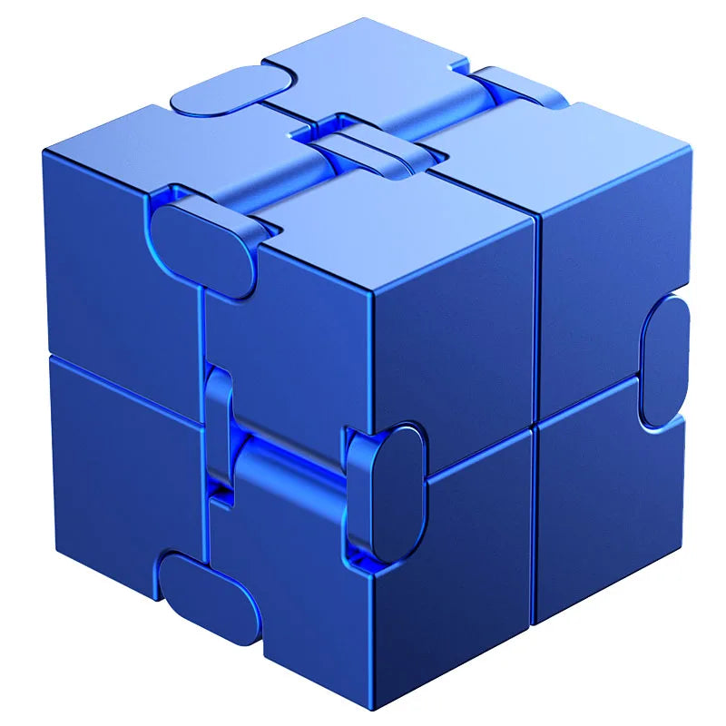 Infinity Cube Fidget Toy van Metaal – Voor Focus en Minder Stress