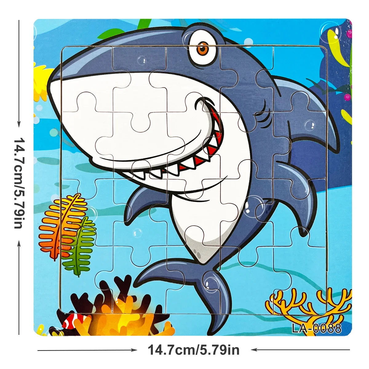 Houten Legpuzzel voor Kinderen - Dieren en Voertuigen
