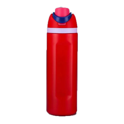 Geïsoleerde RVS Drinkfles met Rietje voor Kinderen