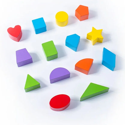 Houten Montessori 6-in-1 Speelbox met Objectpermanentie, Munten en Worteloogst