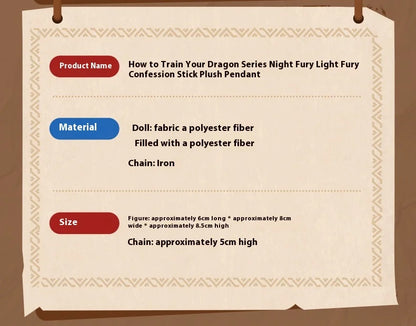 How To Train Your Dragon Tandloos Pluche Figuur met Magneet