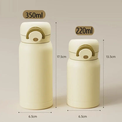 Compacte RVS Thermosfles voor Kinderen – Houdt Drankjes Warm of Koud