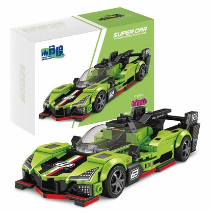 JD Serie Raceauto Bouwblokken – LEGO® Compatibel