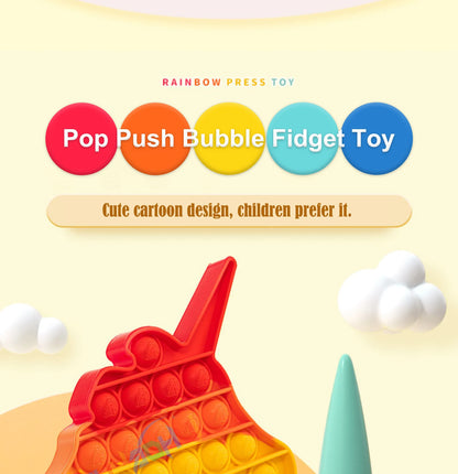 Pop Push Bubble Fidget Speelgoed voor Stressvermindering en Zintuiglijke Ontwikkeling