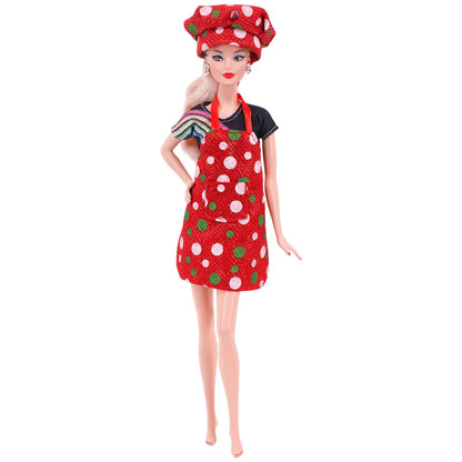 Keukenuniform Poppenkleding voor 30 cm Poppen