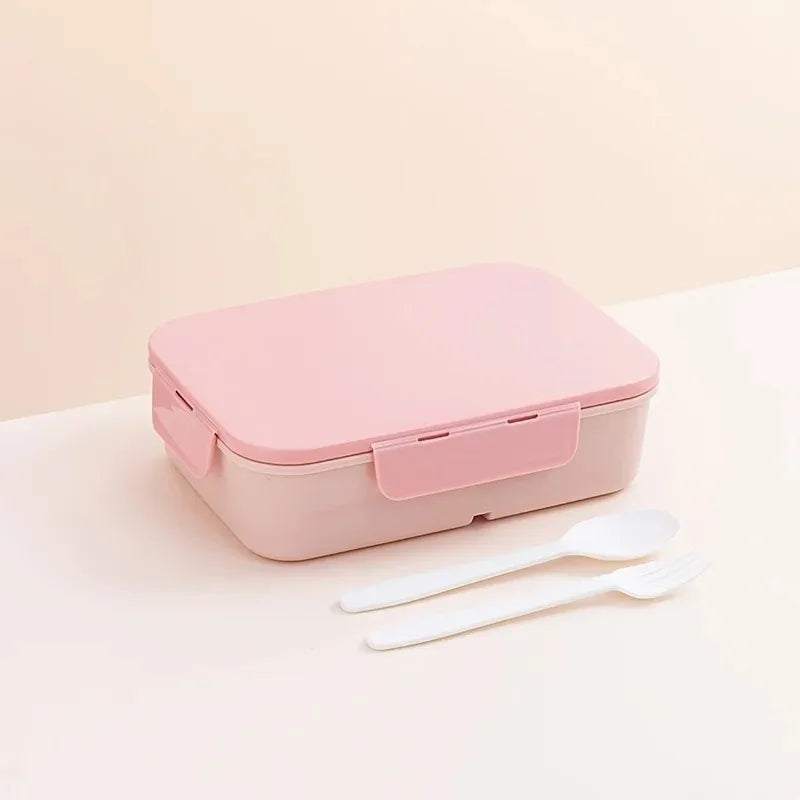 Lekvrije Plastic Lunchbox met Flip-Top – 1200ml – Magnetronbestendig