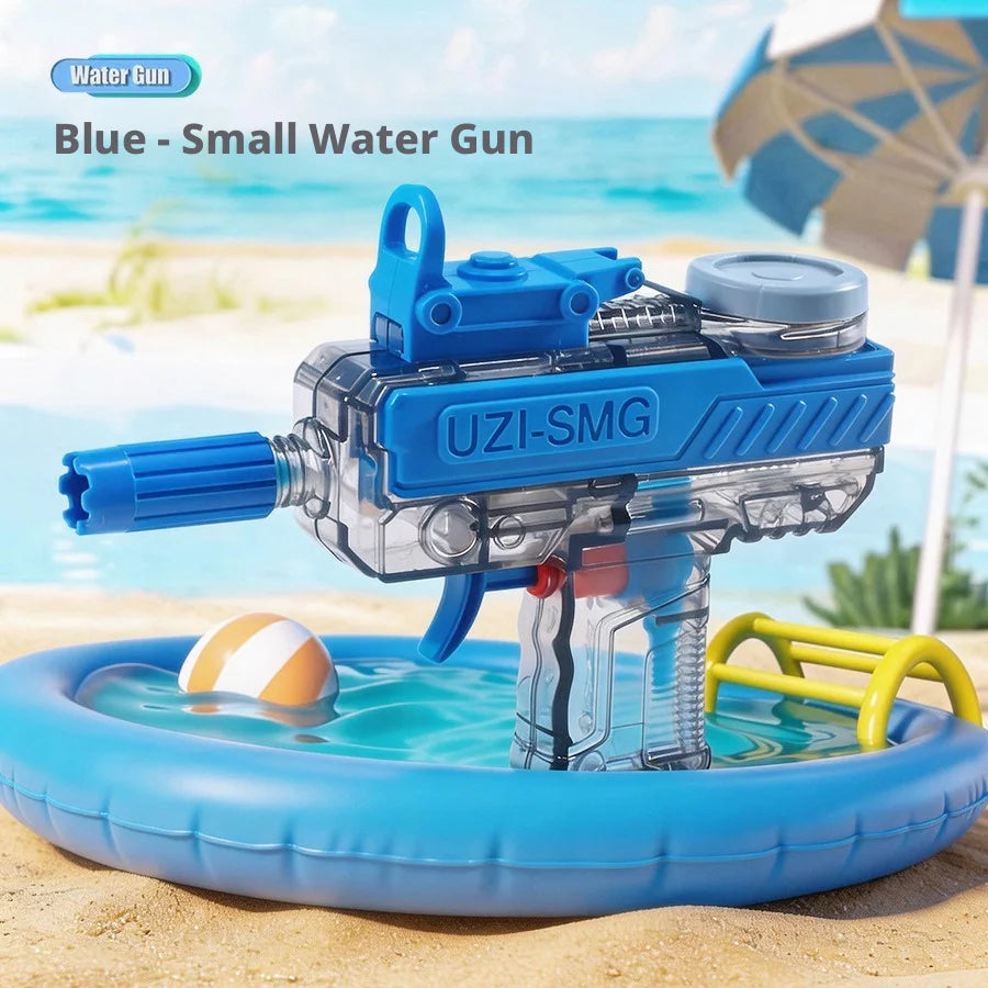 UZI Waterpistool Niet-Elektrisch | Handmatig Hoge Druk Waterpistool voor Kinderen en Volwassenen