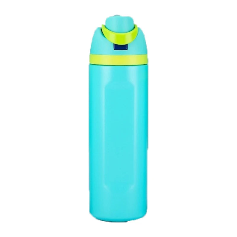 Geïsoleerde RVS Drinkfles met Rietje voor Kinderen