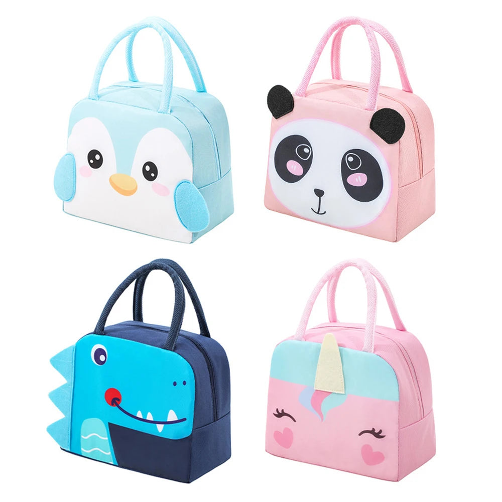 Geïsoleerde Lunchtas voor Kinderen met Leuke Cartoon Print