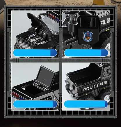 Speelgoed Politietruck Model | Diecast Voertuig met Geluid en Licht