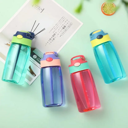 Kinder Drinkfles met Rietje - 500ml Draagbaar
