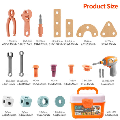 Gereedschap Set voor Kinderen | STEM Bouwen en Monteren